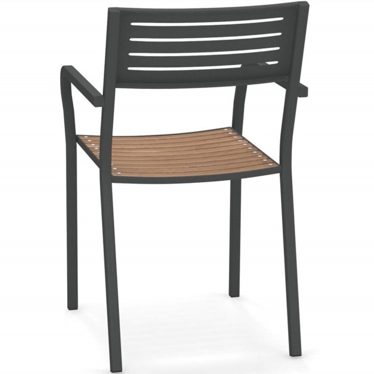 Segno Emu teak stackable armchair