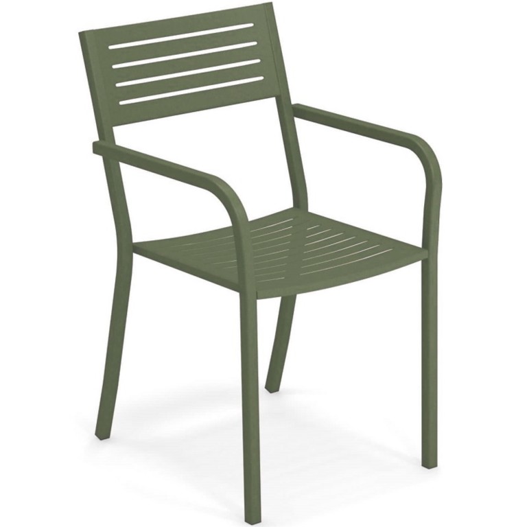 Segno Emu teak stackable armchair