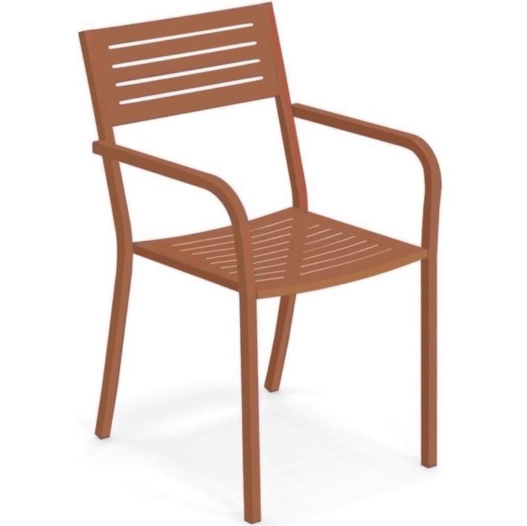 Segno Emu teak stackable armchair