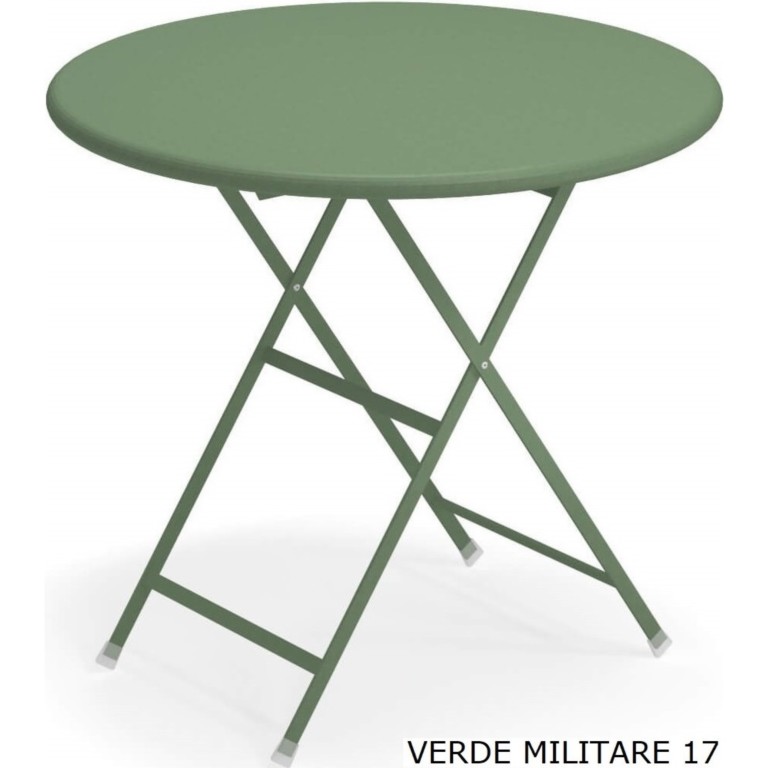 Emu Arc en Ciel folding table Ø cm. 80