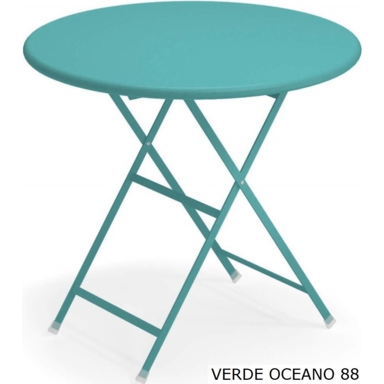 Emu Arc en Ciel folding table Ø cm. 80