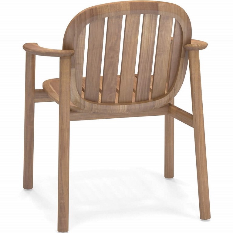 Emu Twins Teak Dining Armchair