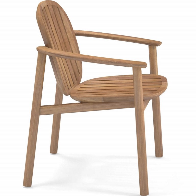 Emu Twins Teak Dining Armchair