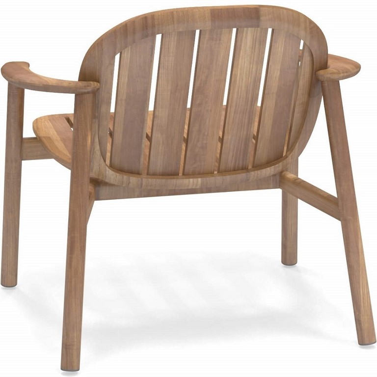 Emu Twins Teak Lounge Armchair