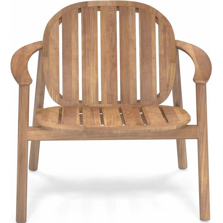 Emu Twins Teak Lounge Armchair