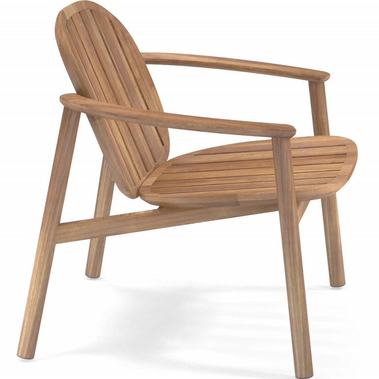 Emu Twins Teak Lounge Armchair