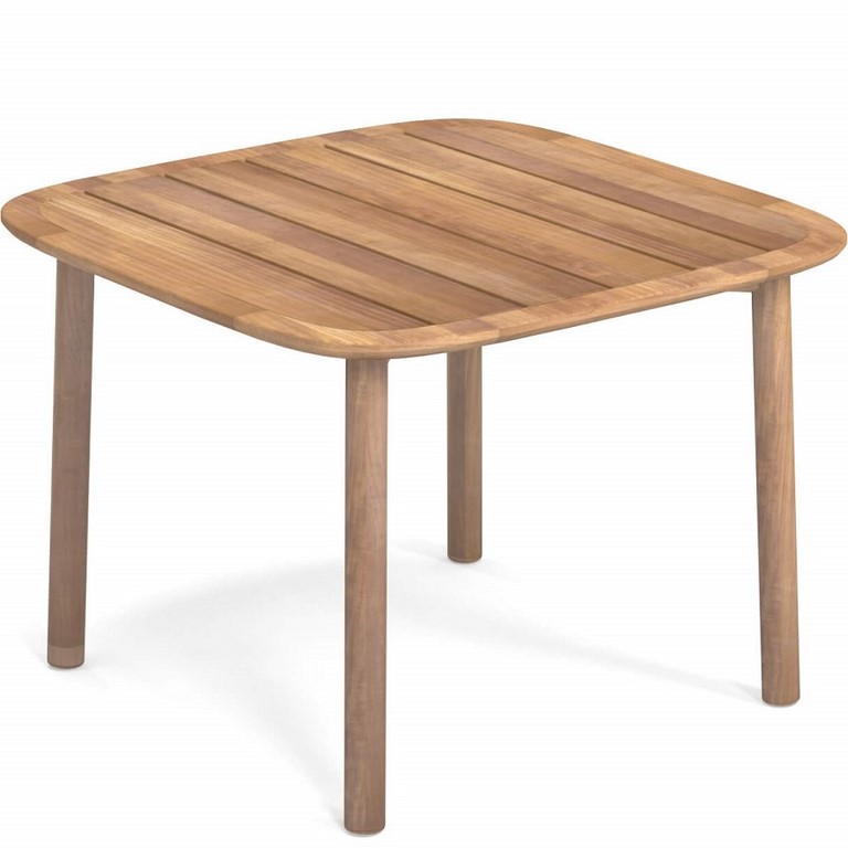 Emu Twins Teak Square Dining Table