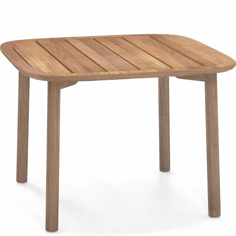 Emu Twins Teak Square Dining Table