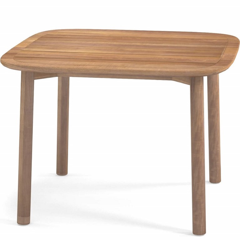 Emu Twins Teak Square Dining Table
