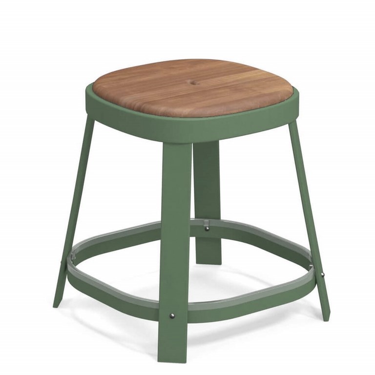 Emu Thor Low Teak Stool