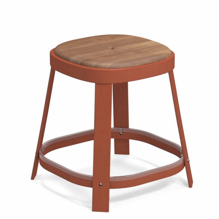 Emu Thor Low Teak Stool