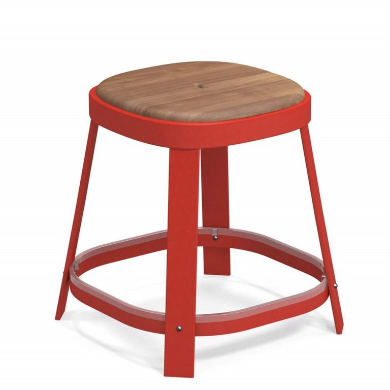 Emu Thor Low Teak Stool