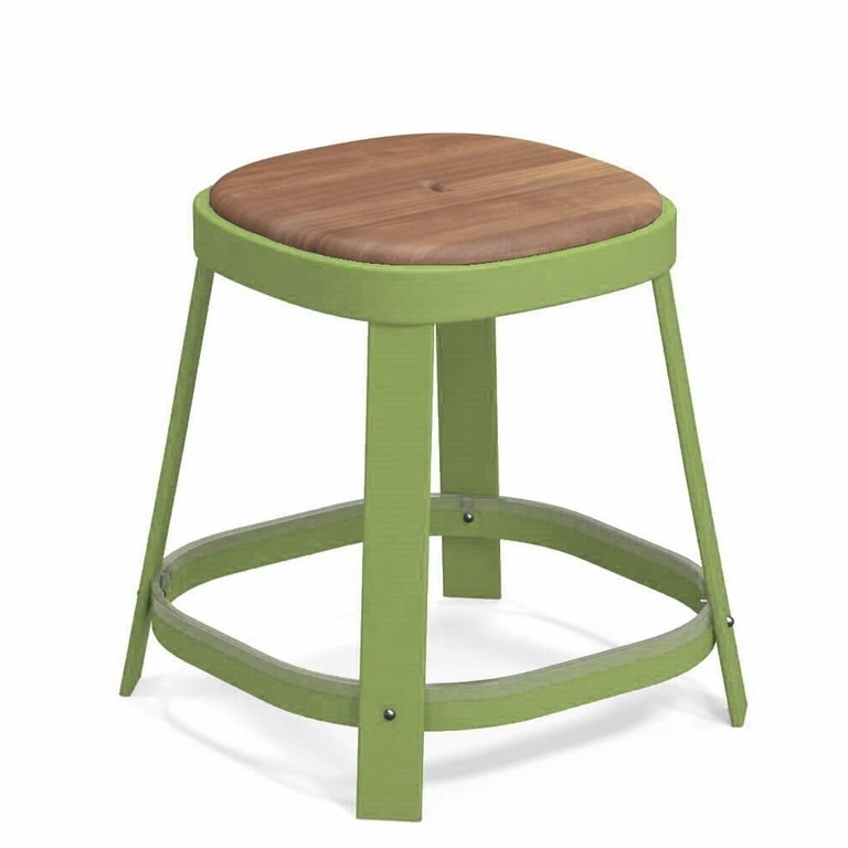 Emu Thor Low Teak Stool