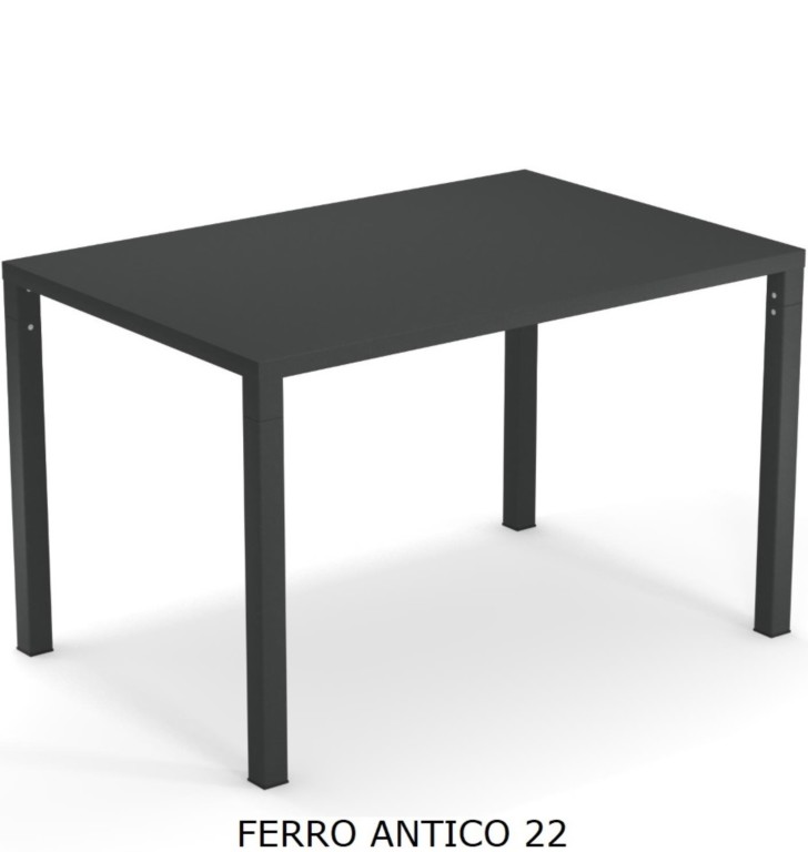 Nova Emu Table Collection Steel Frame 120 x 80