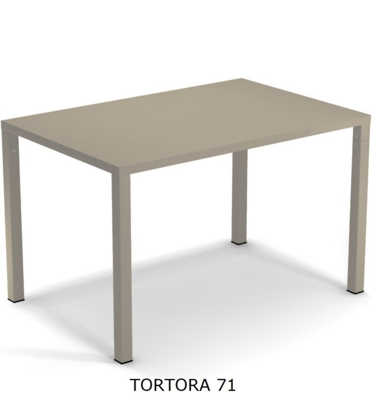 Nova Emu Table Collection Steel Frame 120 x 80