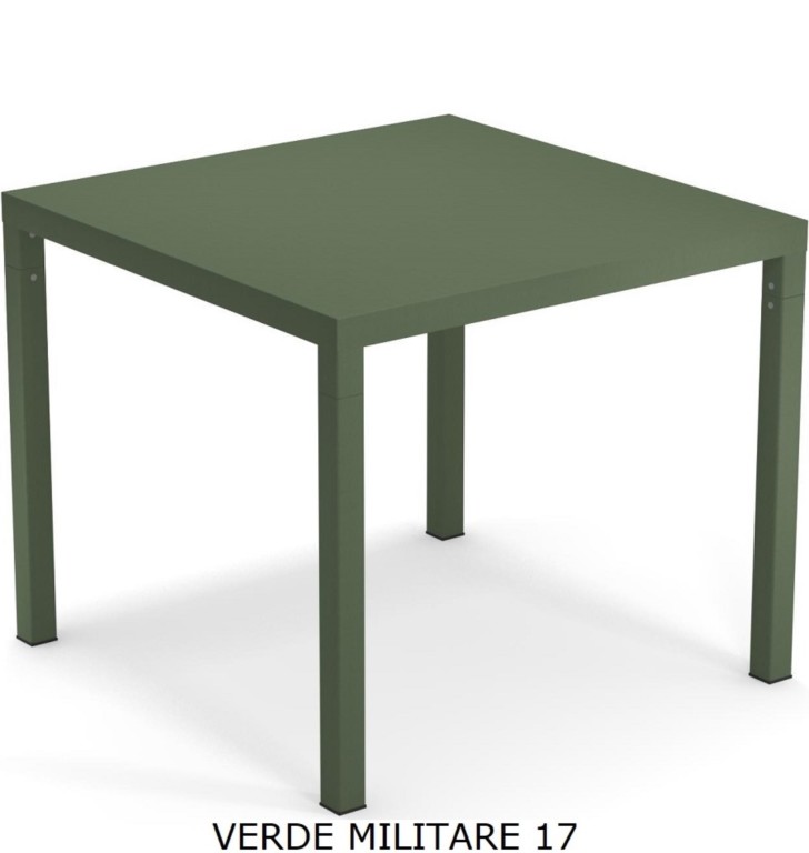 Nova Emu Classica Collection Steel Frame table 90x90