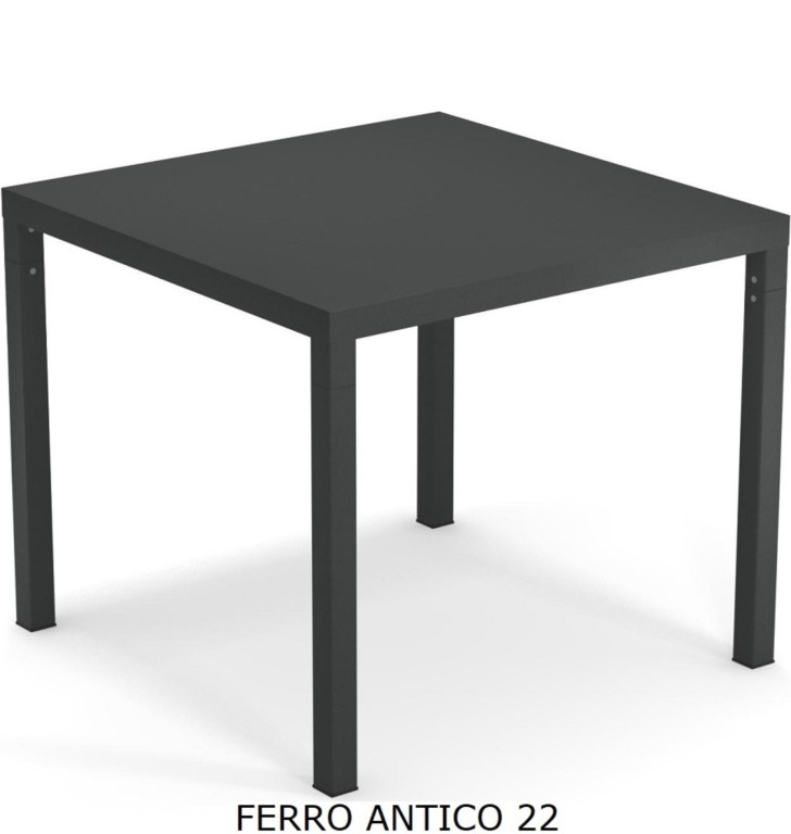 Nova Emu Classica Collection Steel Frame table 90x90