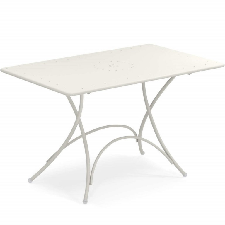 Pigalle Rectangular Folding Table Emu cm. 120x76