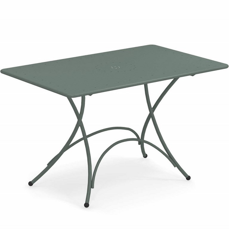 Pigalle Rectangular Folding Table Emu cm. 120x76