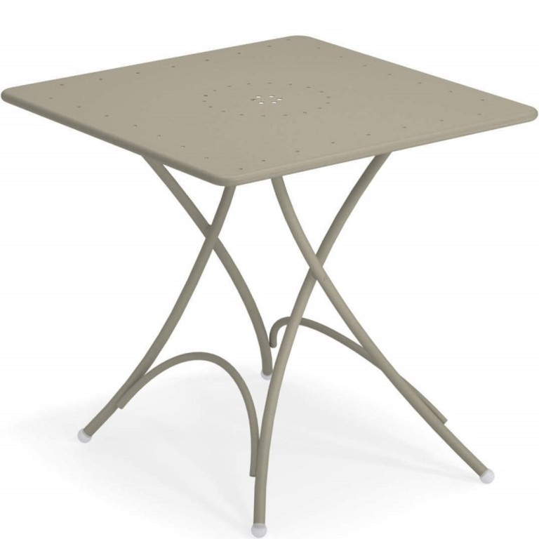 Pigalle Square Folding Table Emu cm. 76x76
