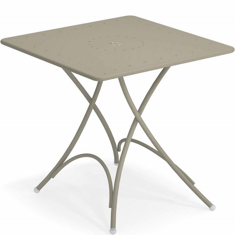 Pigalle Square Folding Table Emu cm. 76x76