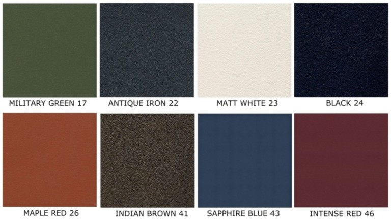Round emu table colors