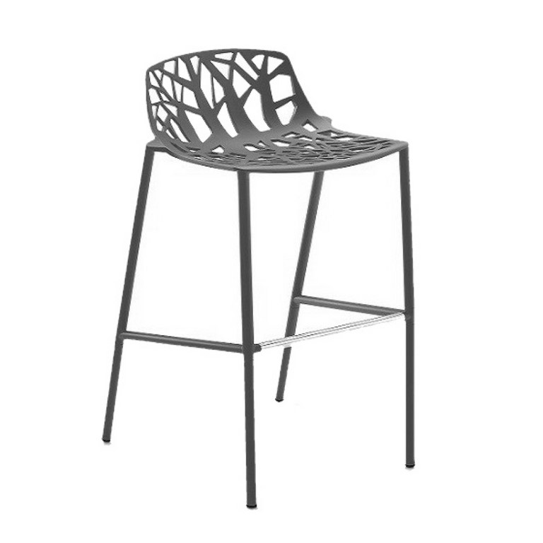 Forest Stackable Low Backrest Stools Fast