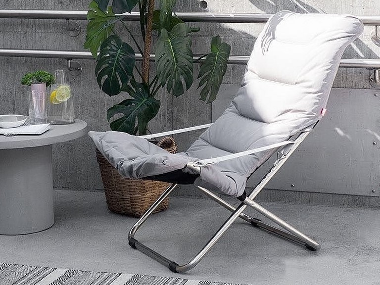Deck Chair Softy Fiam Steel Anthracite Frame