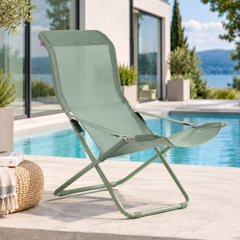 Deck Chair Fiesta Fiam Aluminium Frame Tone on Tone