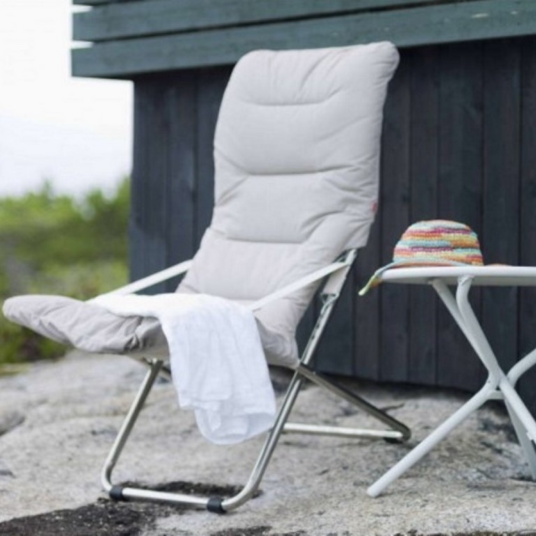 Deck Chair Softy Fiam Steel Anthracite Frame