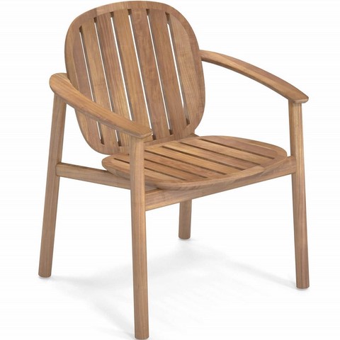 Emu Twins Teak Dining Armchair