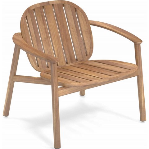 Emu Twins Teak Lounge Armchair