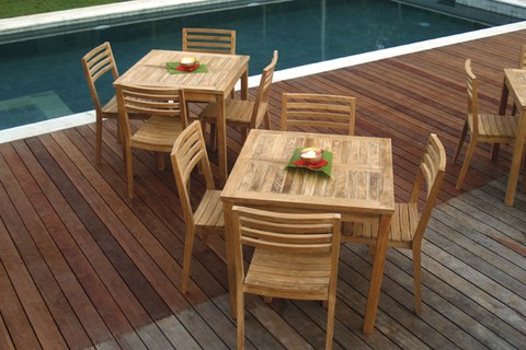 Tables  Dehors Teak Wood Giardino di Legno