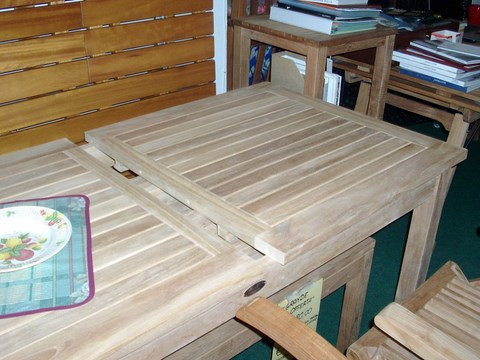 GIASONE Rectangular Extending Table Teak Wood Giardino di Legno