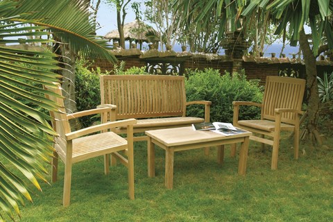 Kuta Low Table teak wood Centro Mobili Giardino