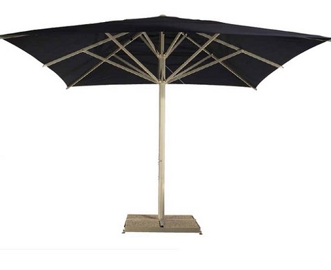 Decentralised and central pole umbrellas