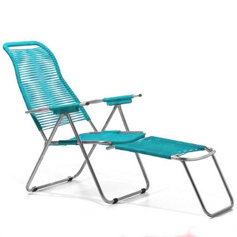 Deck Chair Spaghetti Fiam Aluminium Frame