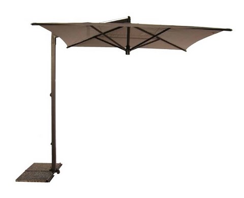 Decentralised and central pole umbrellas