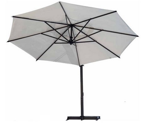 Decentralised and central pole umbrellas