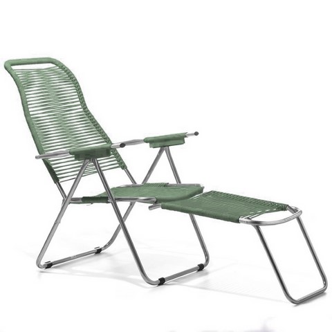 Deck Chair Spaghetti Fiam Aluminium Frame
