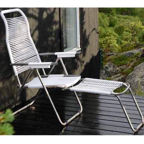 Deck Chair Spaghetti Fiam Aluminium Frame