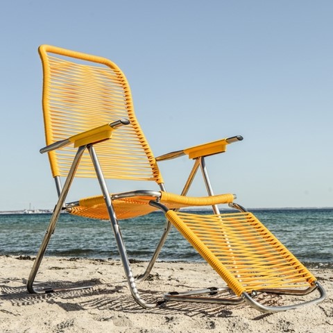 Deck Chair Spaghetti Fiam Aluminium Frame