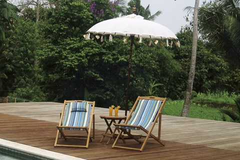 Venezia Foldable Deckchair teak wood Il Giardino di Legno