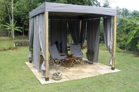 Venezia Tripolina Foldable Deckchair teak wood Il Giardino di Legno