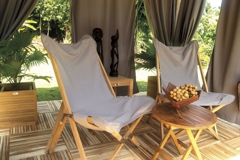 Venezia Tripolina Foldable Deckchair teak wood Il Giardino di Legno