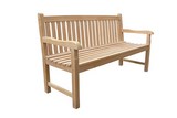 Classica 3 seat Bench teak wood Il Giardino di Legno