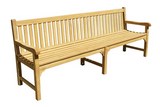 Classica 4/5 seat Bench teak wood Il Giardino di Legno