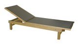 Macao Sunbed teak wood Il Giardino di Legno