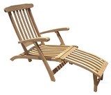 Ocean Foldable Deckchair teak wood Il Giardino di Legno