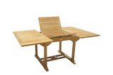 PERICLE Rectangular Extending Table Teak Wood Giardino di Legno